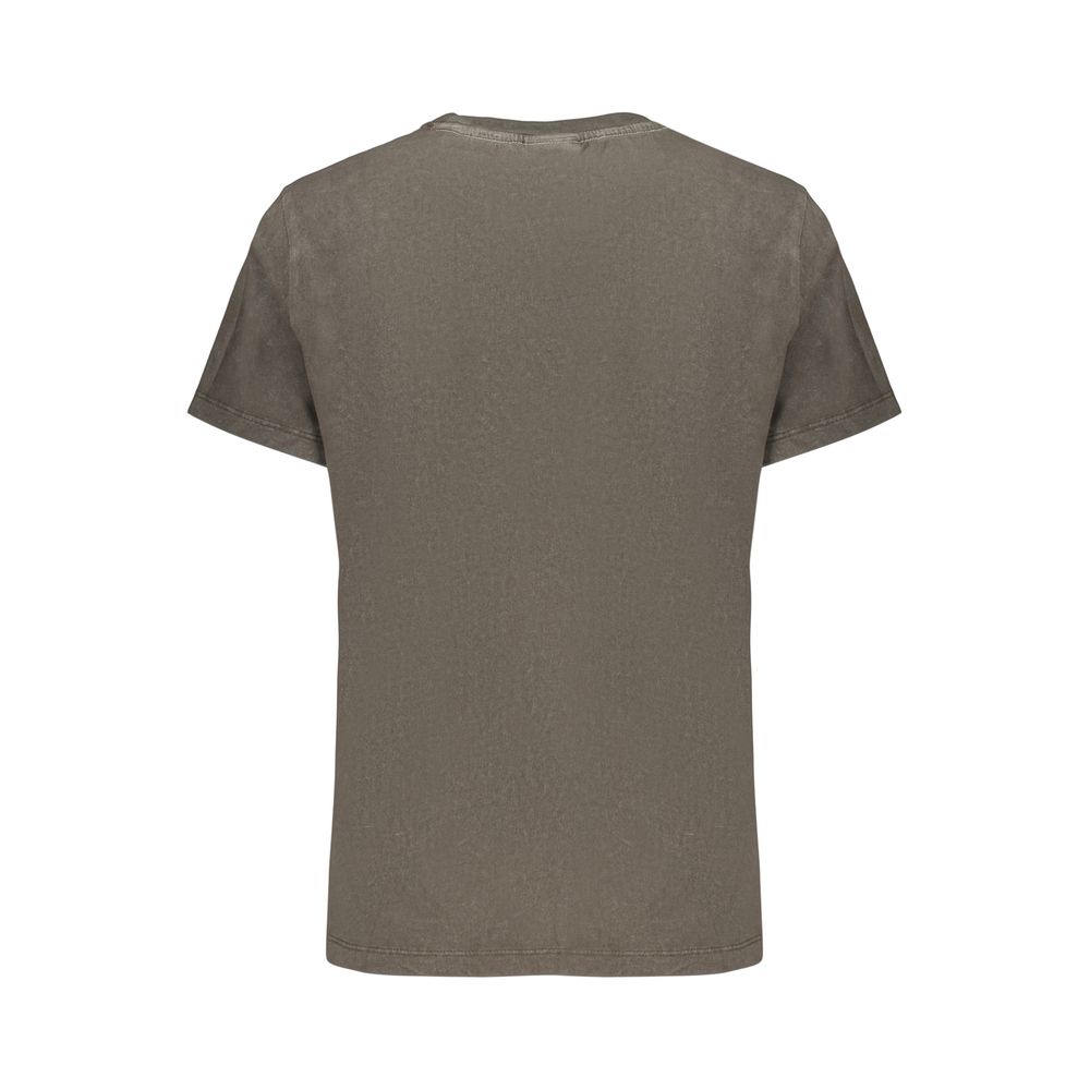 Desigual Gray Cotton T-Shirt
