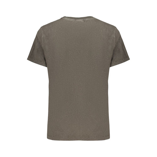 Desigual Gray Cotton T-Shirt