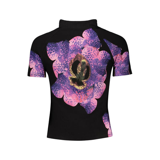 Desigual Black Elastane T-Shirt