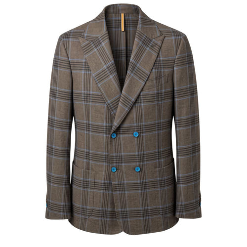 Roberto Pepe Luxury Brown Cotton Men Jacket