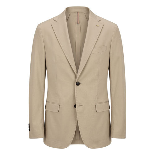 Roberto Pepe Luxury Beige Cotton Men Jacket