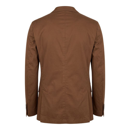 Roberto Pepe Luxury Brown Cotton Men's Jacket