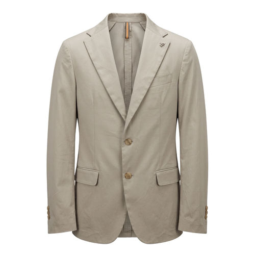 Roberto Pepe Luxury Beige Cotton Men's Jacket