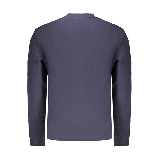 Hugo Boss Blue Cotton Mens Shirt