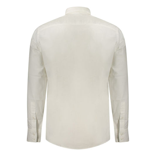 Hugo Boss White Cotton Men's Shirt