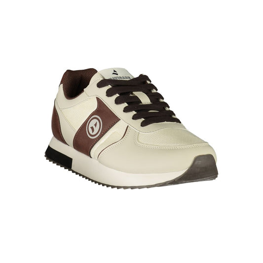 Navigare White Polyurethane Men's Sneaker