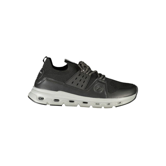 Navigare Black Polyester Men's Sneaker
