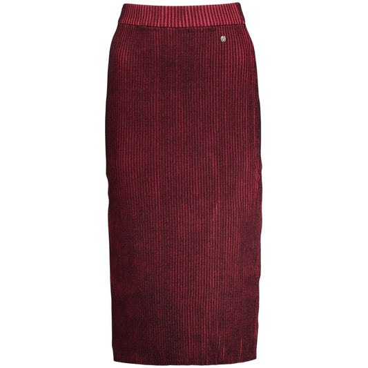 Desigual Red Viscose Women's Skirt