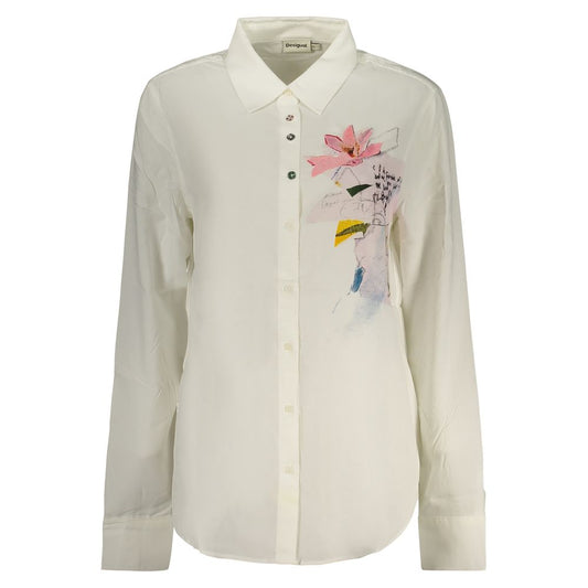 Desigual White Viscose Women's Shirt