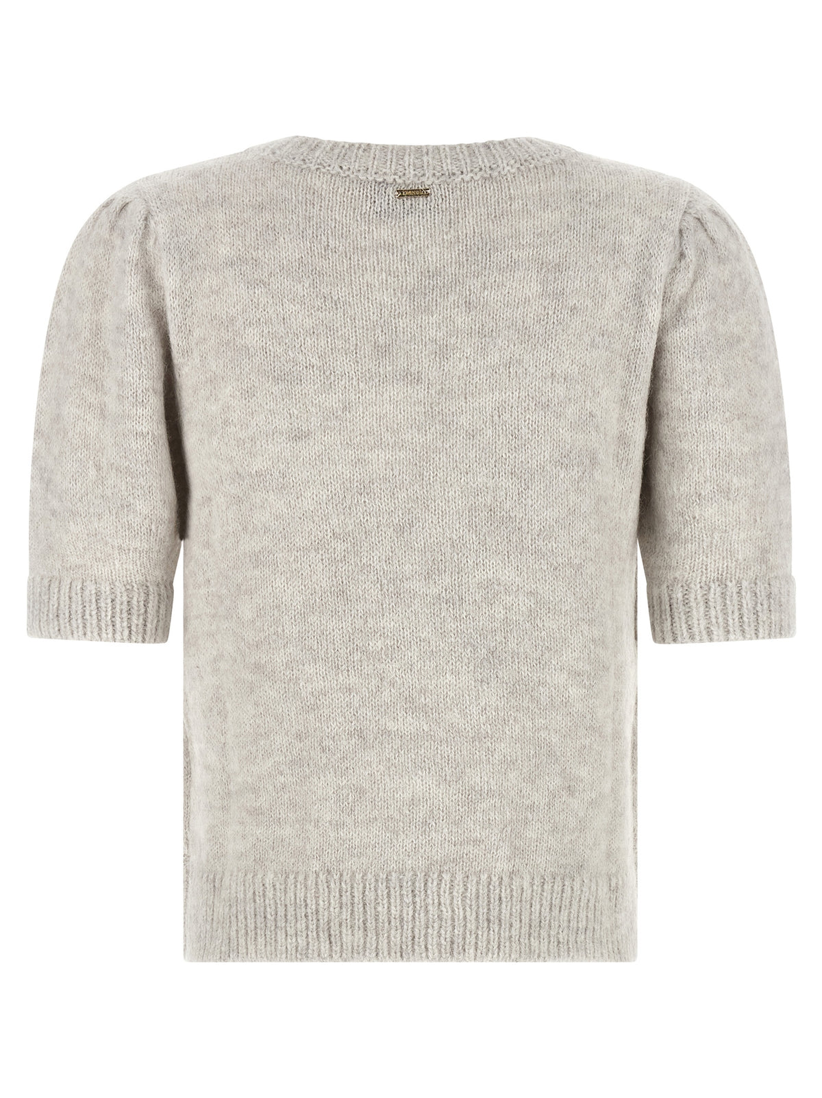 Twinset Gray Marabou Cardigan