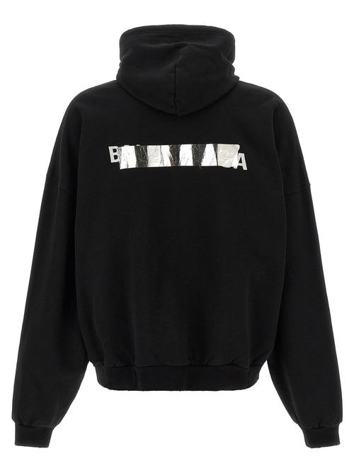 Balenciaga Black Cotton Sweatshirt