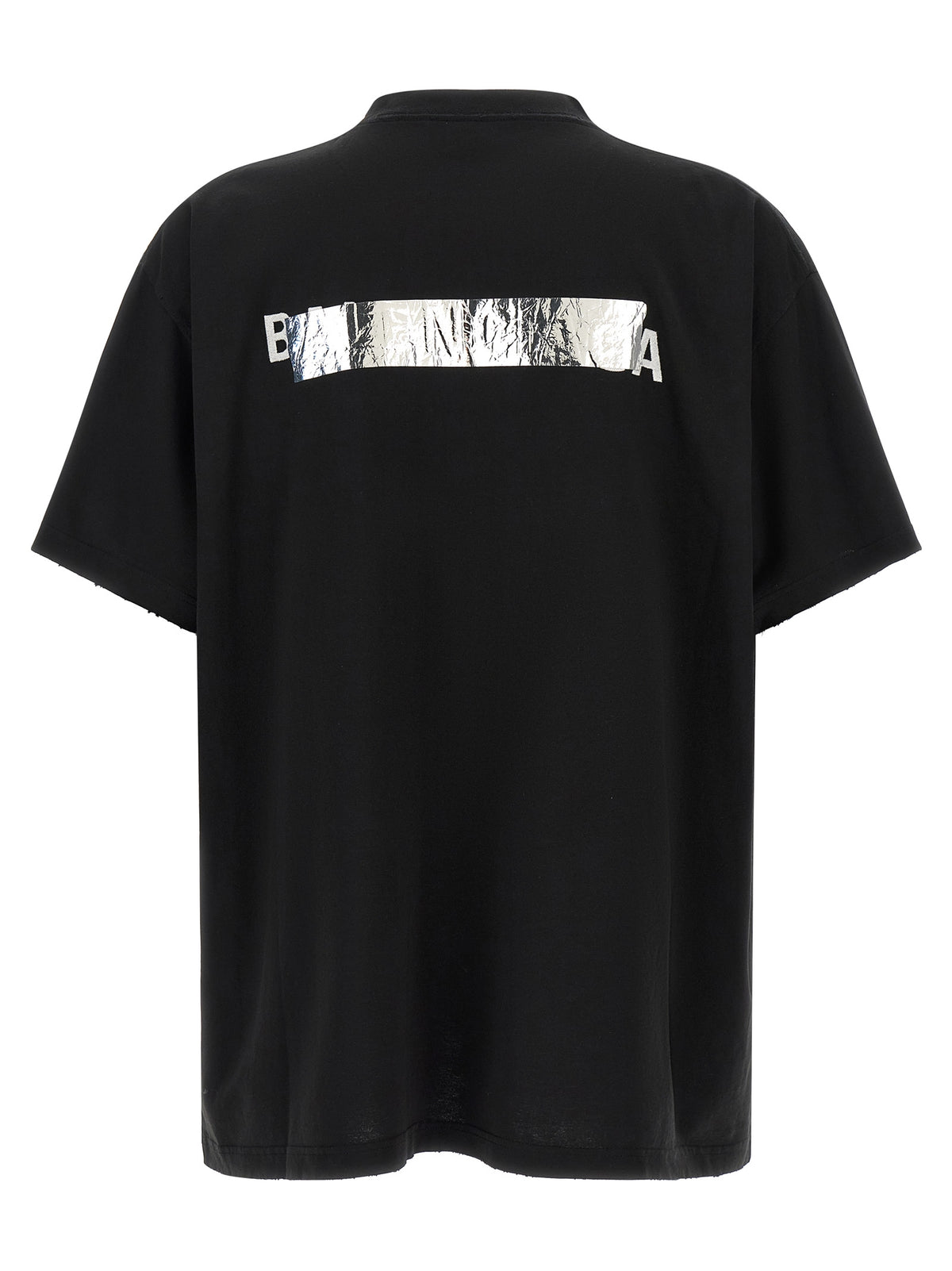 Balenciaga Black Cotton T-Shirt