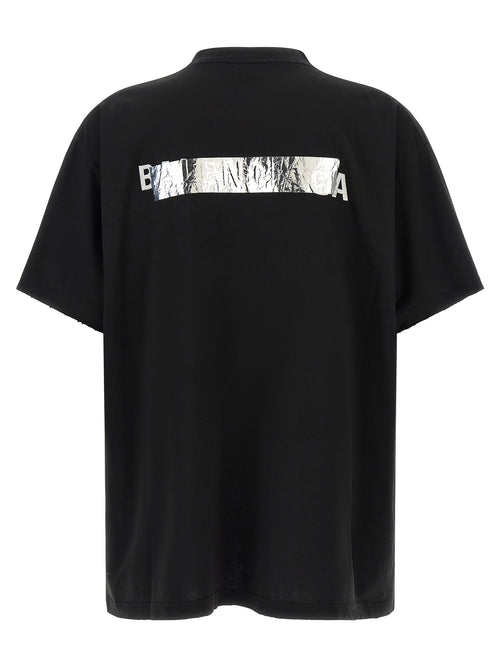 Balenciaga Black Cotton T-Shirt