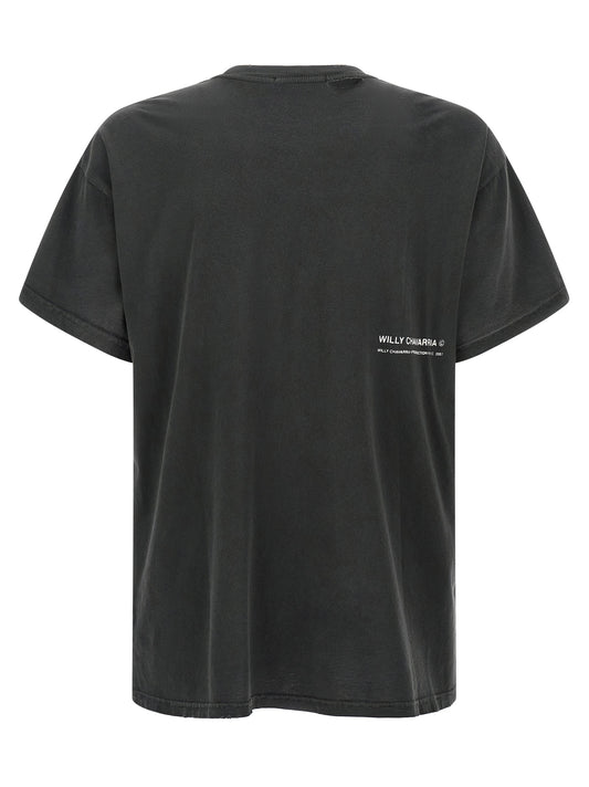 WILLY CHAVARRIA Black Cotton T-Shirt