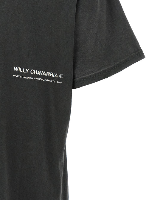 WILLY CHAVARRIA Black Cotton T-Shirt