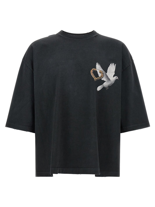 WILLY CHAVARRIA Black Cotton T-Shirt