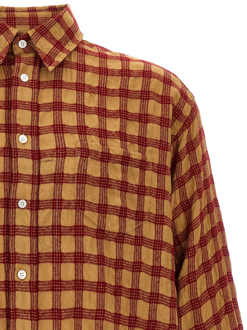 WILLY CHAVARRIA Bordeaux Viscose Blouse