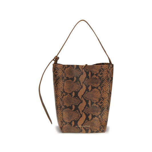Benedetta Bruzziches Brown Calf Leather Shoulder Bag