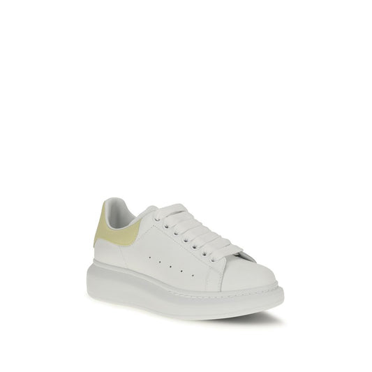 Alexander McQueen White Calf Leather Chunky Sneakers