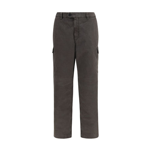 Brunello Cucinelli Brown Cotton Casual Pants