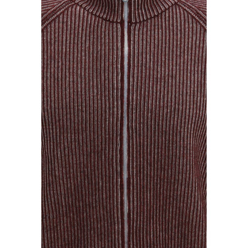 Brunello Cucinelli Bordeaux Cashmere Cardigan