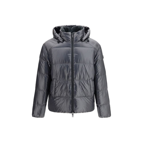 Moose Knuckles Gray Nylon Shell Jacket