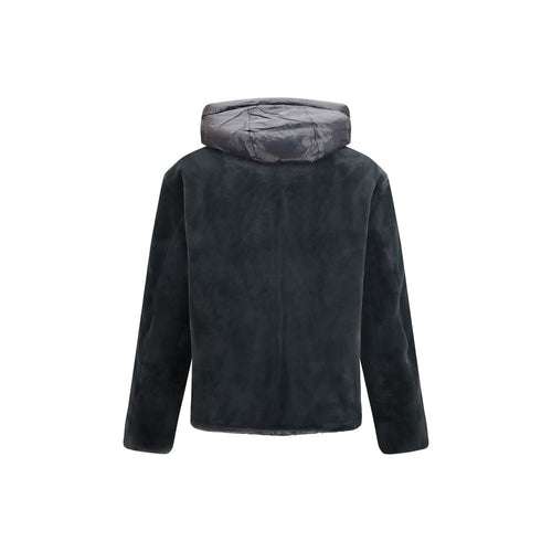 Moose Knuckles Gray Nylon Shell Jacket