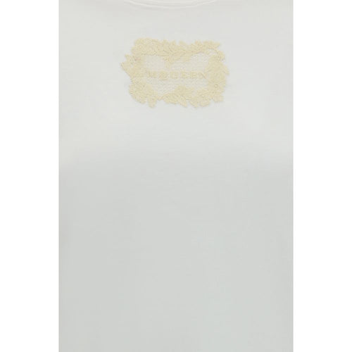 Alexander McQueen White Cotton T-Shirt