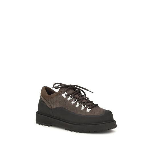 Diemme Brown Calf Leather Sneakers