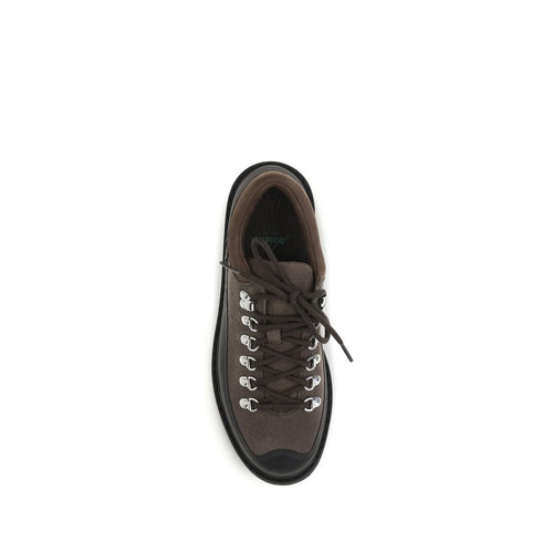 Diemme Brown Calf Leather Bos Taurus Sneakers