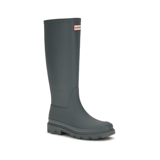 Hunter Gray Rubber Rain Boots
