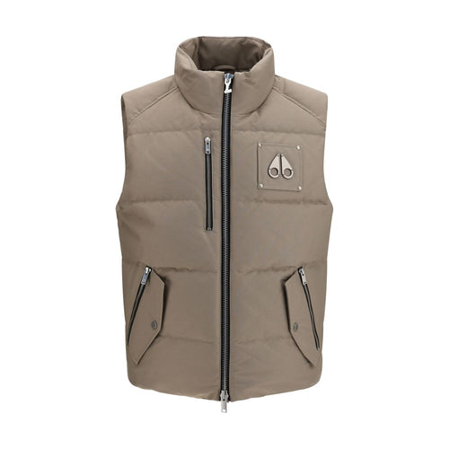 Moose Knuckles Beige Cotton Sleeveless Jacket