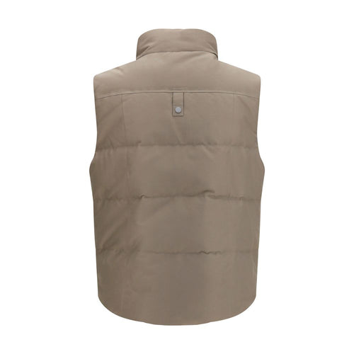 Moose Knuckles Beige Cotton Sleeveless Jacket