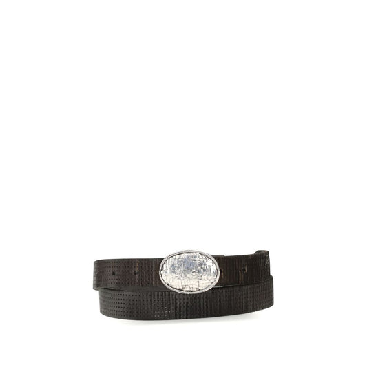 Brunello Cucinelli Brown Calf Leather Regular Belt
