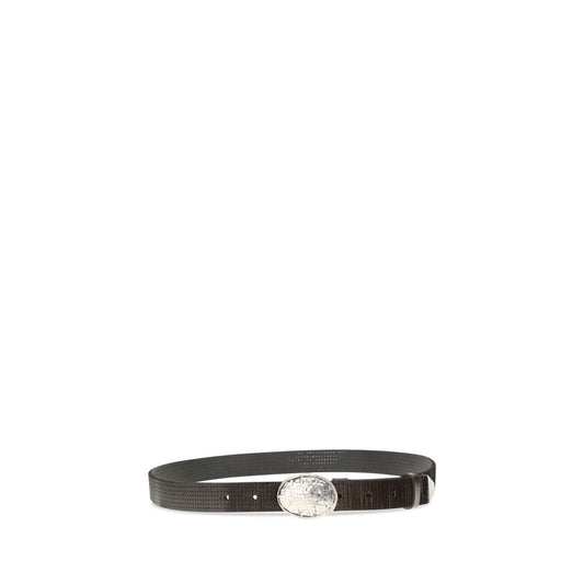 Brunello Cucinelli Brown Calf Leather Regular Belt