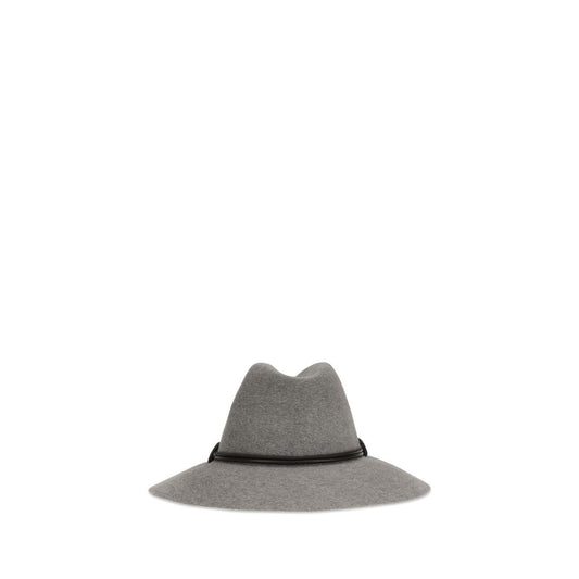 Brunello Cucinelli Gray Eco Fabric Fedora
