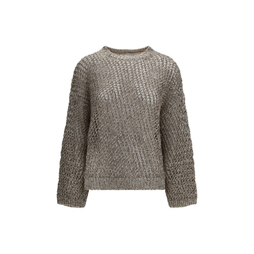 Brunello Cucinelli Beige Silk Sweatshirt