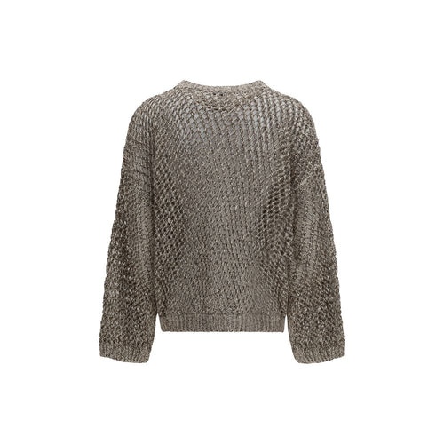 Brunello Cucinelli Beige Silk Sweatshirt