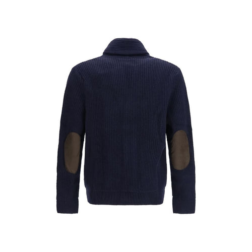 Barbour Blue Wool Oves Aries Cardigan