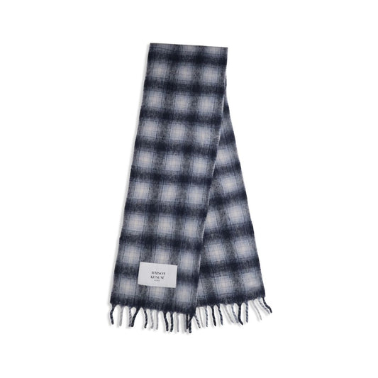 Maison Kitsuné Gray Alpaca Scarf