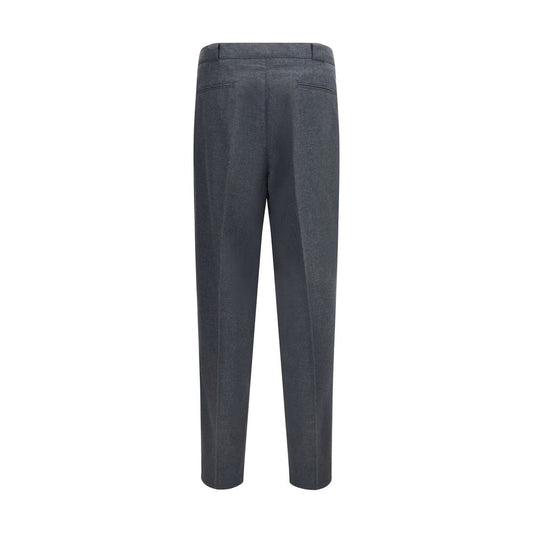 Brunello Cucinelli Gray Wool Oves Aries Dress Pants