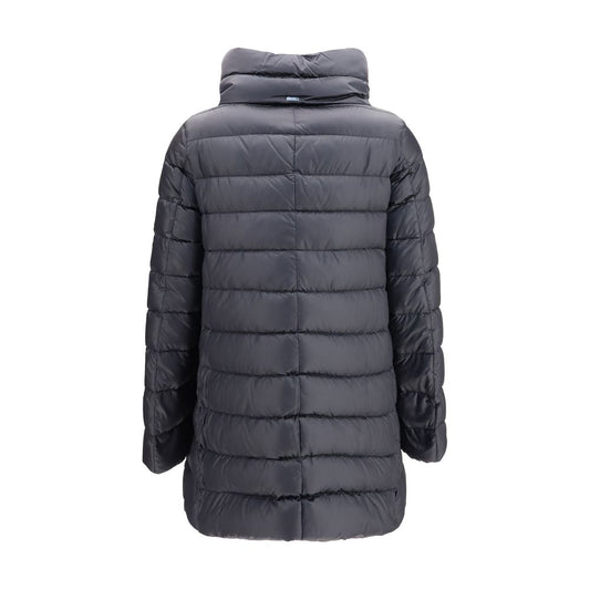 Herno Black Polyamide Full-Length Jacket