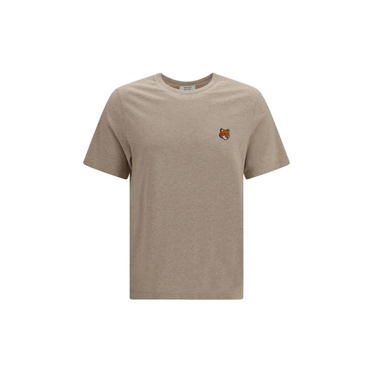 Maison Kitsuné Beige Cotton T-Shirt