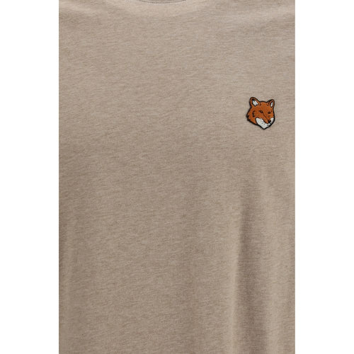 Maison Kitsuné Beige Cotton T-Shirt