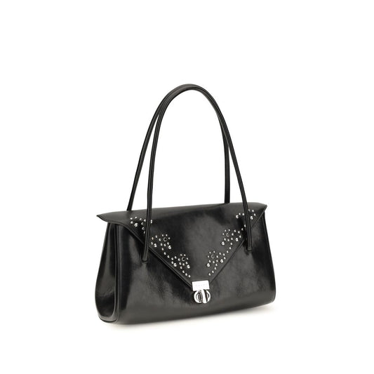 Marni Black Calf Leather Bos Taurus Shoulder Bag