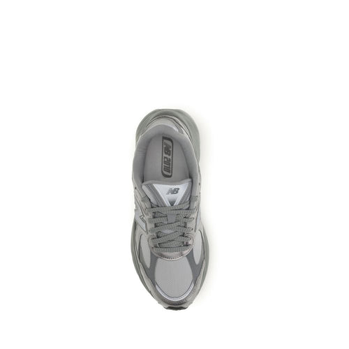 New Balance Gray Fabric Athletic Sneakers
