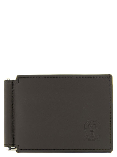 Brunello Cucinelli Brown Calfskin Money Clip