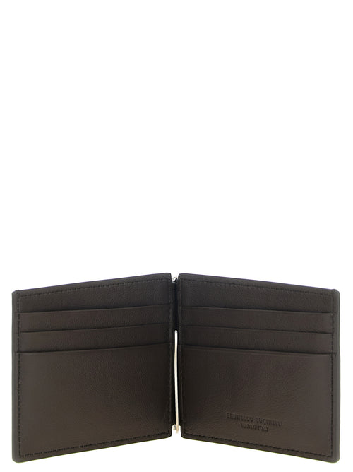 Brunello Cucinelli Brown Calfskin Money Clip
