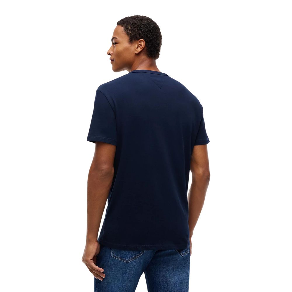 Tommy Hilfiger Jeans Blue Recycled Cotton T-Shirt