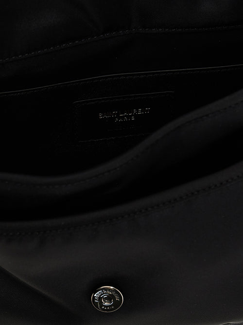 Saint Laurent Black Polyamide Crossbody Bag